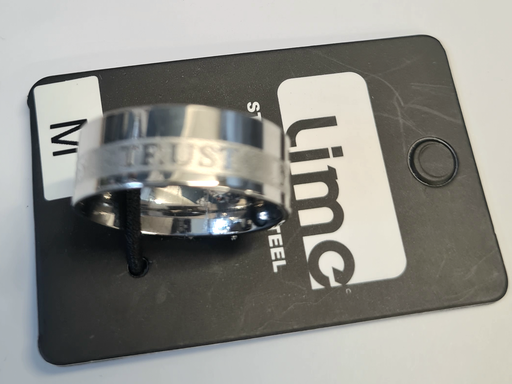 [1020M] Stainless Steel Ring - Trust in the Med