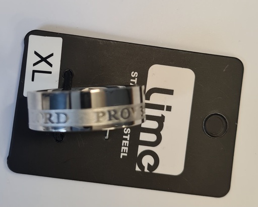 [1020XL] Stainless Steel Ring - Trust in the XL