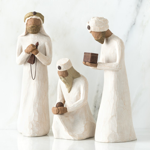 [26027] Nativity Three Wise Men Willow Tree
