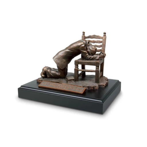 [20112L] Sculpture Praying Man Resin