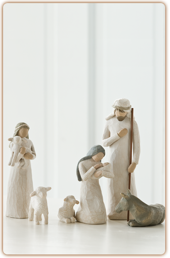 [26005] Nativity 6 Piece Resin - Willow Tree