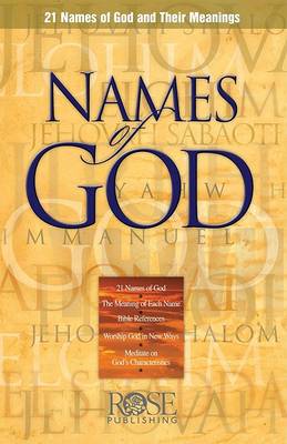 [9781890947507] Pamphlet Names of God