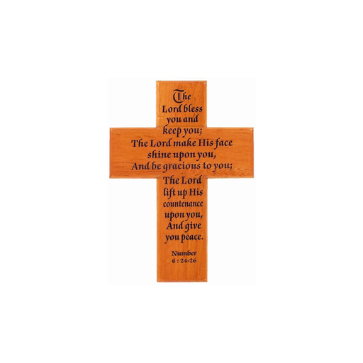 [CEP2-357] Cross Mahogany The Lord Bless Hanging