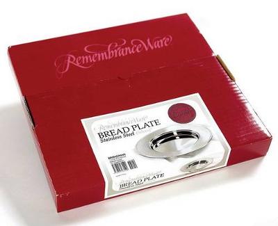 [9780805485509] Communion Bread Plate Silvertone