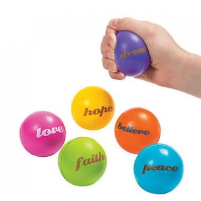 [36/2898SINGLE] Stress Balls Inspirational (Single)