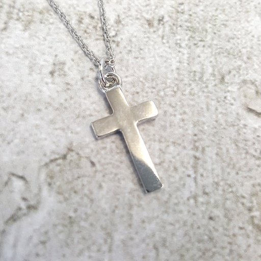 [NSILV] Necklace Cross Silver