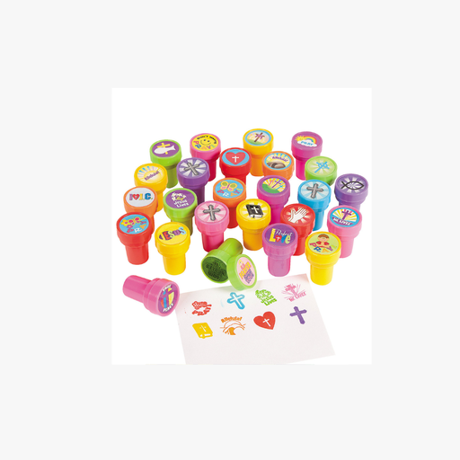 [36/3005] Plastic Religious Stampers Assortment (Single)