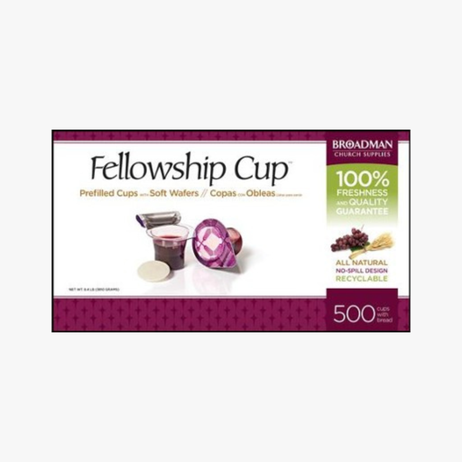 [081407011592] Fellowship Cup Prefilled Communion Set (500 Cup)