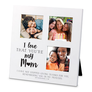 [25721L] Photo Frame MDF I love My Mum Collage 3 Photo