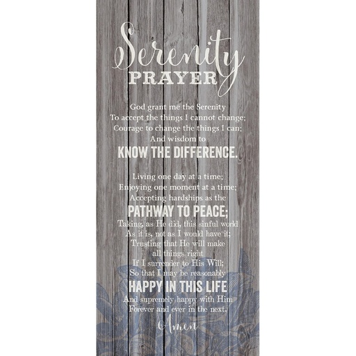 [8803] Plaque Serenity Prayer Wood Boards