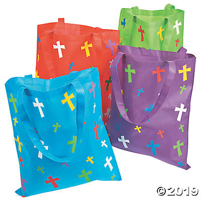 [13742384] Tote Bag Religious Crosses (Single)