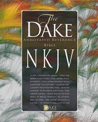 [1558290923] NKJV Dake Annotated Reference Bible Burgundy Bonded Leather