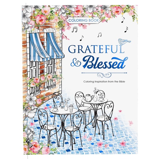 [CLR088] Grateful & Blessed Colouring Book Table & Chairs