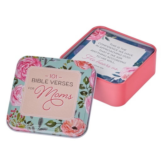 [TIN034] Devotional Cards In Tin 101 Bible Verses For Moms