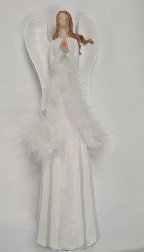 [NE510] Angel Ornament Fluffy Large White