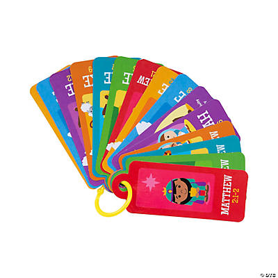 [13957698] Nativity Story Cards On Ring Single