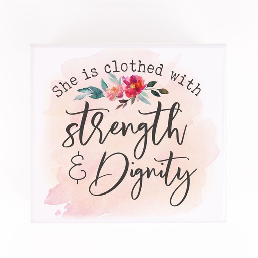 [KMC0089] Jewellery Box Strength & Dignity