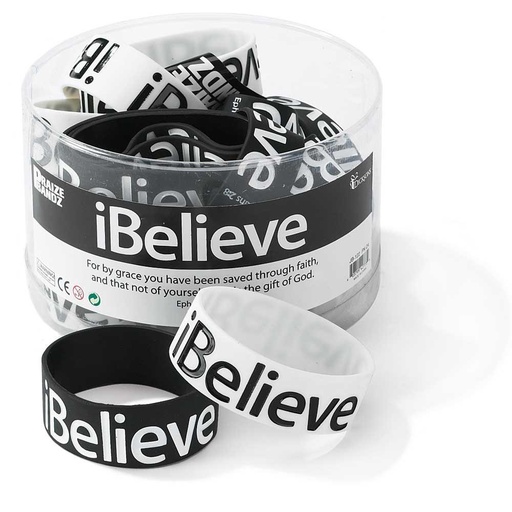 [JB-122] iBelieve Silicone Bracelet