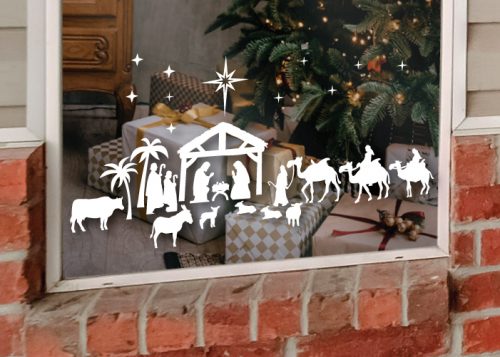 [NWD-1] Nativity Window Decal