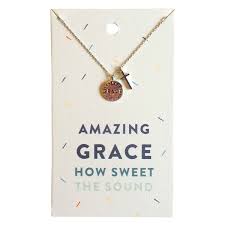 [GTNJ102] Necklace Amazing Grace Rhodium Plated