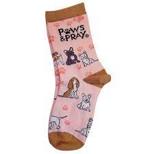 [SOX3984] Socks Paws & Pray