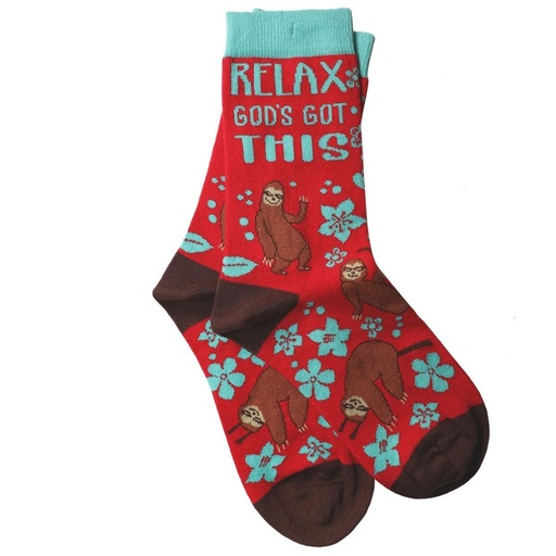 [SOX3517] Socks Relax God's Got This