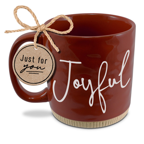 [18363L] Mug Joyful 1 Thess 5:16 Red