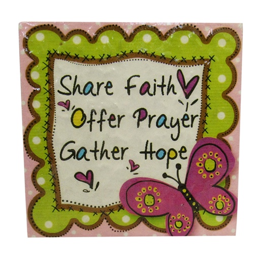 [E7557OP] Message Tile Share Faith Offer Prayers