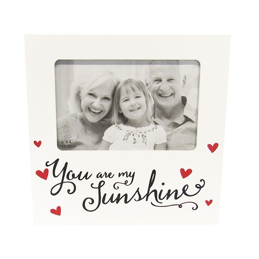 [E4361SU] Photo Frame You Are My Sunshine MDF