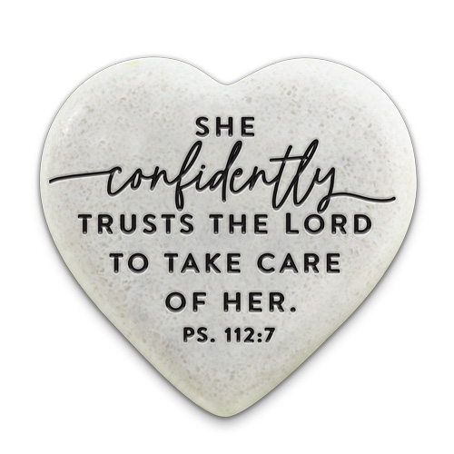 [40745L] Cast Stone Heart She Trusts The Lord