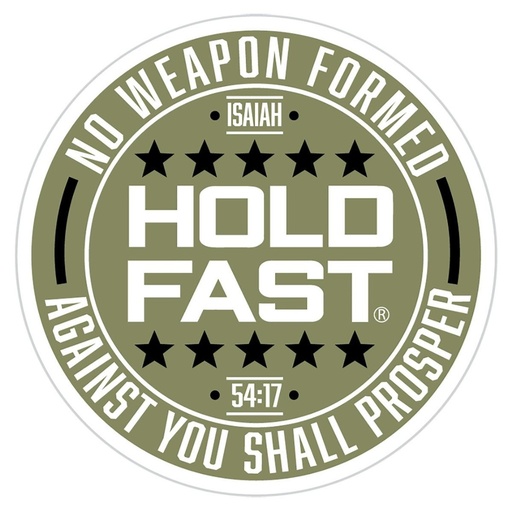 [STCK142] Vinyl Sticker Hold Fast No Weapon
