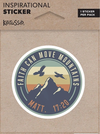 [STCK120] Vinyl Sticker Move Mountains
