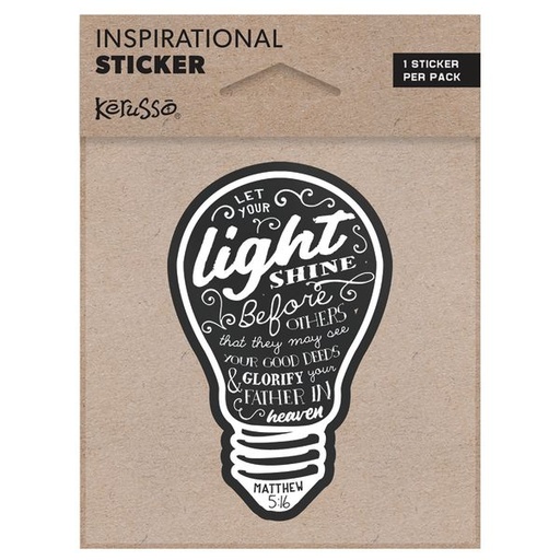 [STCK117] Vinyl Sticker Lightbulb