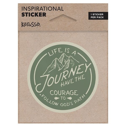 [STCK114] Vinyl Sticker Life Is A Journey