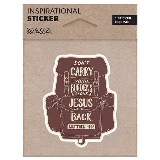 [STCK103] Vinyl Sticker Backpack