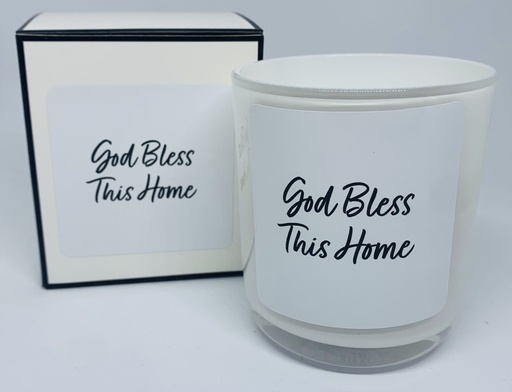 [BLESS2] Candle God Bless This Home French Vanilla
