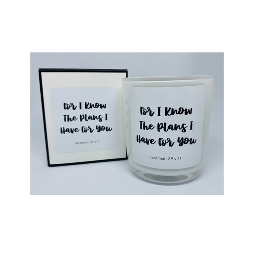 [PLANS3] Candle Jeremiah 29:11 Plans Ylang Vanille