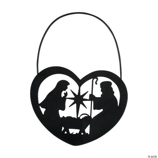 [95/6389SINGLE] Ornament Manger Christmas (Single)