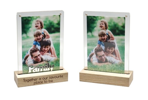 [20615] Photo Frame Dual View Family