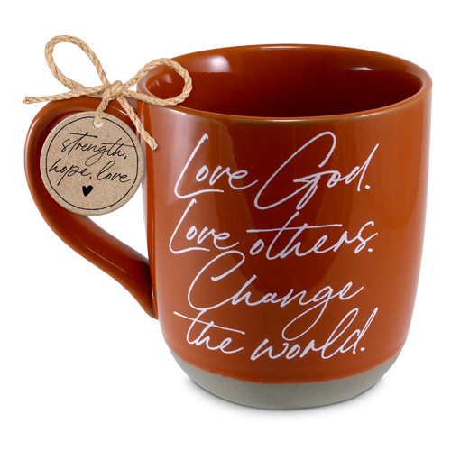[18472L] Mug Love God Love Others Red