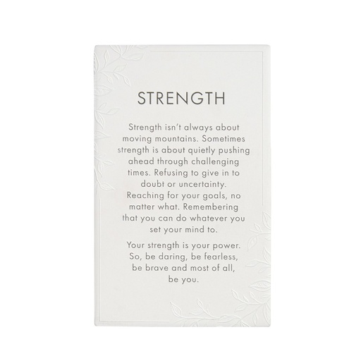 [PCQ109] Plaque Strength Precious Quotes