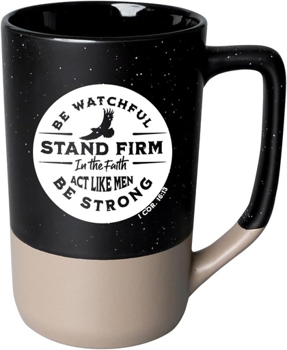 [4590] Pebble Mug Stand Firm Black