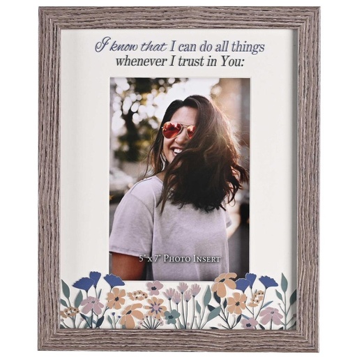 [FRMWDWG-810-85] Photo Frame I Know That I Can Do All Things