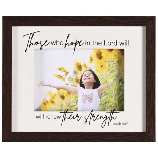 [FRMWDWAL-108-21] Photo Frame Those Who Hope In The Lord