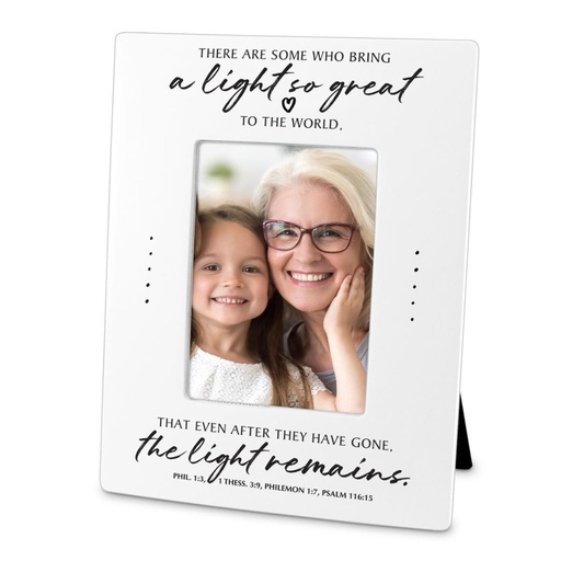 [17195L] Photo Frame A Light So Great White