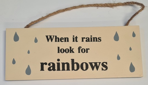 [E4732R] Hanging Sign Rainbow