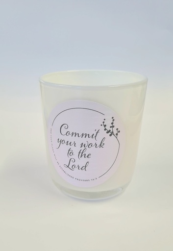 [CANDLE4] Candle Commit Your Work Strawberry/Champagne