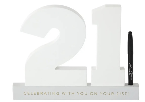 [SIGN21] Signature Number 21 Keepsake