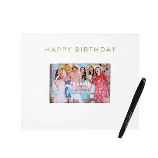 [SIGOHB] Signature Frame Happy Birthday Keepsake