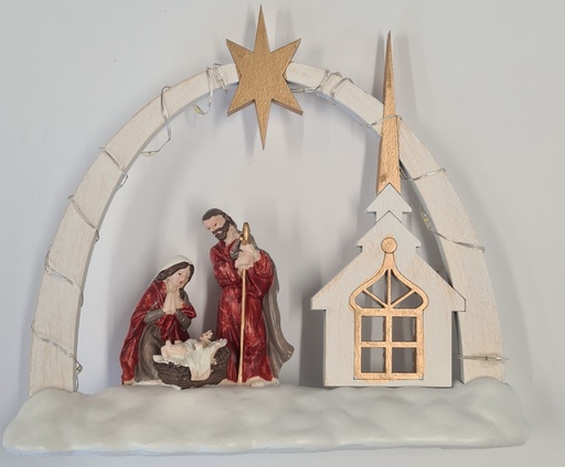 [NS10309] Nativity Scene Christmas Scene With LED